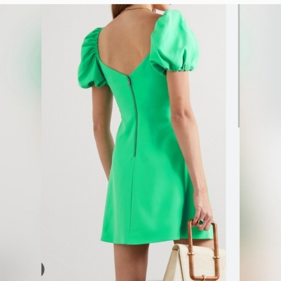 alice + olivia Dana Puff Sleeve Mini Dress Size 4 NWT - Picture 4 of 9